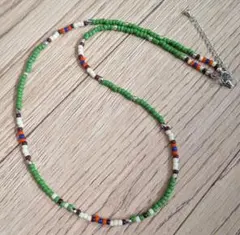 ★ビーズアクセサリー☆n189☆ビーズネックレス ★