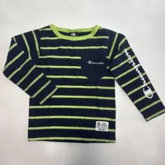 Champion ストライプ 長袖カットソー 110