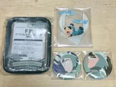 お得❗️セガラッキーくじ 忍たま乱太郎 立花仙蔵 中在家 缶バッジ 他計4点