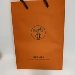 HERMES オレンジショップ袋