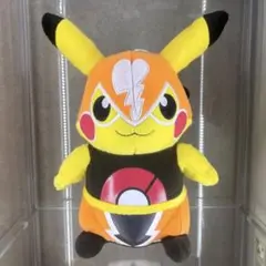 美品 ポケモン ポッ拳 でっかい マスクド・ピカチュウ ぬいぐるみ 即日発送のサムネイル