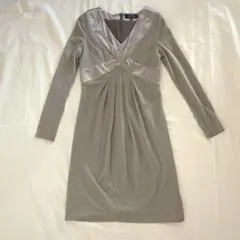 Coup de Chance ウールひざ丈ワンピース 38　ベージュ