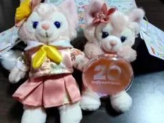 ディズニー カラフルハピネス リーナベル ぬいぐるみバッジ チャーム セット