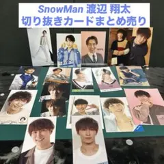SnowMan 渡辺翔太 切り抜きカードセット