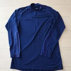 Mizuno ネイビー 長袖 インナーウェア　ラッシュガード