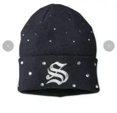 【匿名】shoko アベイル　SUREVE ニットワッチ　ニット帽　ビーニー　黒