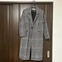 ANAP チェック柄 ロングコート