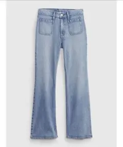 ウォッシュウェル ハイライズ ’70Sルーズフレアデニム