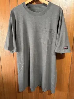 Dickies 無地 Tシャツ ポケット付き　スミクロ