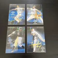 プロ野球チップス 2006 サイン入りカード ホークス斉藤和巳/和田/新垣/川崎