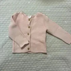 H&M カーディガン ピンク　9-12M