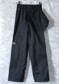 M サイズ ザ ノースフェイス ゴアテックス レインパンツ 収納袋付き ブラック