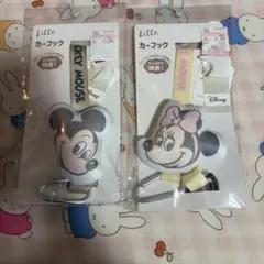 リトシー　しまむら　ディズニー　車用　カーフック　荷物用　ミッキー　ミニー　2点のサムネイル
