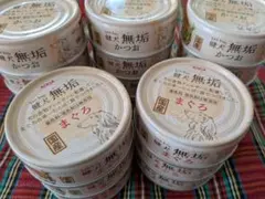 【最終値下げ】アイシア 健犬無垢 まぐろ＆かつお18缶 賞味期限28年4月.6月のサムネイル
