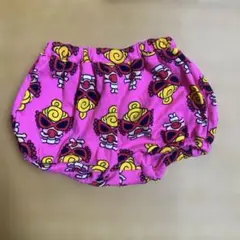 《美品》ヒスミニブルマ かぼパン ミニちゃん 総柄 ピンク FREE