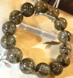 ！極上品質！天然贅沢！大玉16㎜ 本物保証！透明感抜群シルバールチルブレスレット