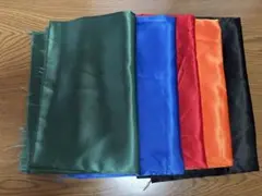 サテン生地 無地 カラー 5色　まとめ売り