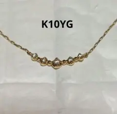 ete】エテ K10YG ダイヤネックレス トライアングル 三角 - メルカリ