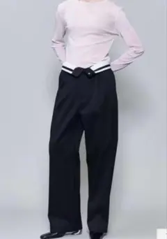 6（ROKU）＞コットンチノパンツ ブラック / 32 - メルカリ
