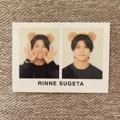 WINK UP 10月号 くま耳カチューシャ証明写真風カード 菅田琳寧 林蓮音