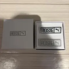 PUMA ROSIE ホワイト小物　BLACK PINK