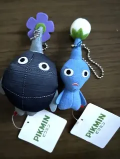 任天堂ショップ 岩ピクミン、青ピクミン　マスコットキーホルダー