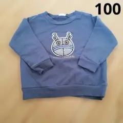 アンパンマン ダダンダン 刺繍 長袖トレーナー 100