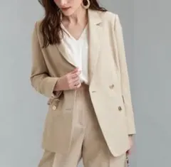 【green label relaxing】マットクロス セットアップ ベージュ