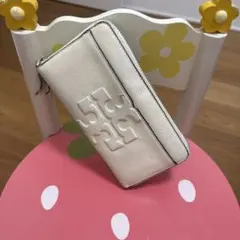 TORY BURCH ホワイト レザー長財布