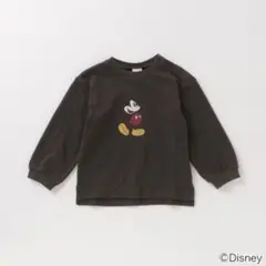 プティマイン　ディズニー　ミッキー　長袖Tシャツ
