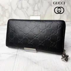 ✨GUCCI✨グッチ アニマリエ 長財布 黒 ラウンドファスナー 蜂 ビー