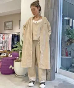 ルーム ウェア セット UGG @mos パイル サテン切替 Mのサムネイル