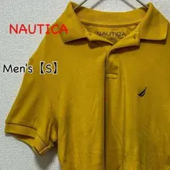 HA366【US輸入】NAUTICA(ノーティカ)　半袖ポロシャツ【S】イエローのサムネイル