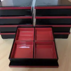 松花堂弁当箱 3マス仕切り 17個セット 蓋なし - メルカリ