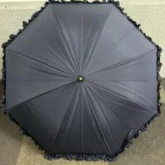 人気商品】サンバリア100 日傘 フリル長傘Mサイズ ブラック - メルカリ