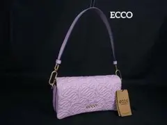 極美品 ECCO エコー ピンチ スモール キルテッド ウェーブ ショルダバッグのサムネイル