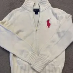 空*ん様 値下Polo Ralph Lauren ホワイト カーディガン M 1