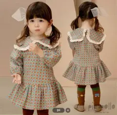 ピンポヨ　韓国子供服　ワンピース　80センチ　90センチ