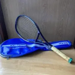 YONEX　硬式　テニスラケット　RQ-100　紺　ケース付き　注あり