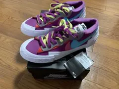 ナイキ ブレーザー ロー サカイ カウズ パープルダスク