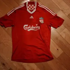 リバプール adidas シャツ 赤 ヴィンテージ - メルカリ