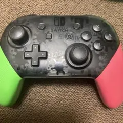 【ジャンク品】【Switch】 純正 プロコン スプラトゥーンモデル