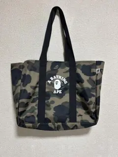 ★A BATHING APE カモフラ トートバッグ★未使用