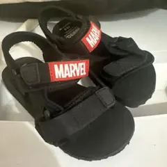 MARVEL サンダル 19.0 黒のサムネイル