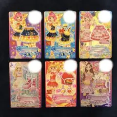 アイカツカード マックコラボ6枚セット