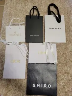 高級ブランド ショッピングバッグ 6枚セット
