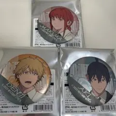 デンジ アキ マキマ メタリック缶バッジ