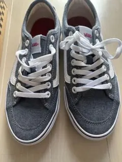VANS グレー スニーカー デニム風