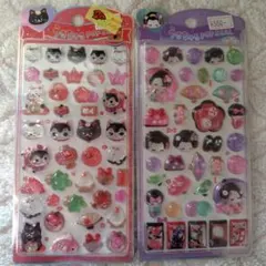 うるちゅる POP SEAL　舞妓　和柄　招き猫　だるま　ボンボンドロップシール