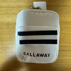 【新品未使用】CALLAWAY ストライプポーチ 小型